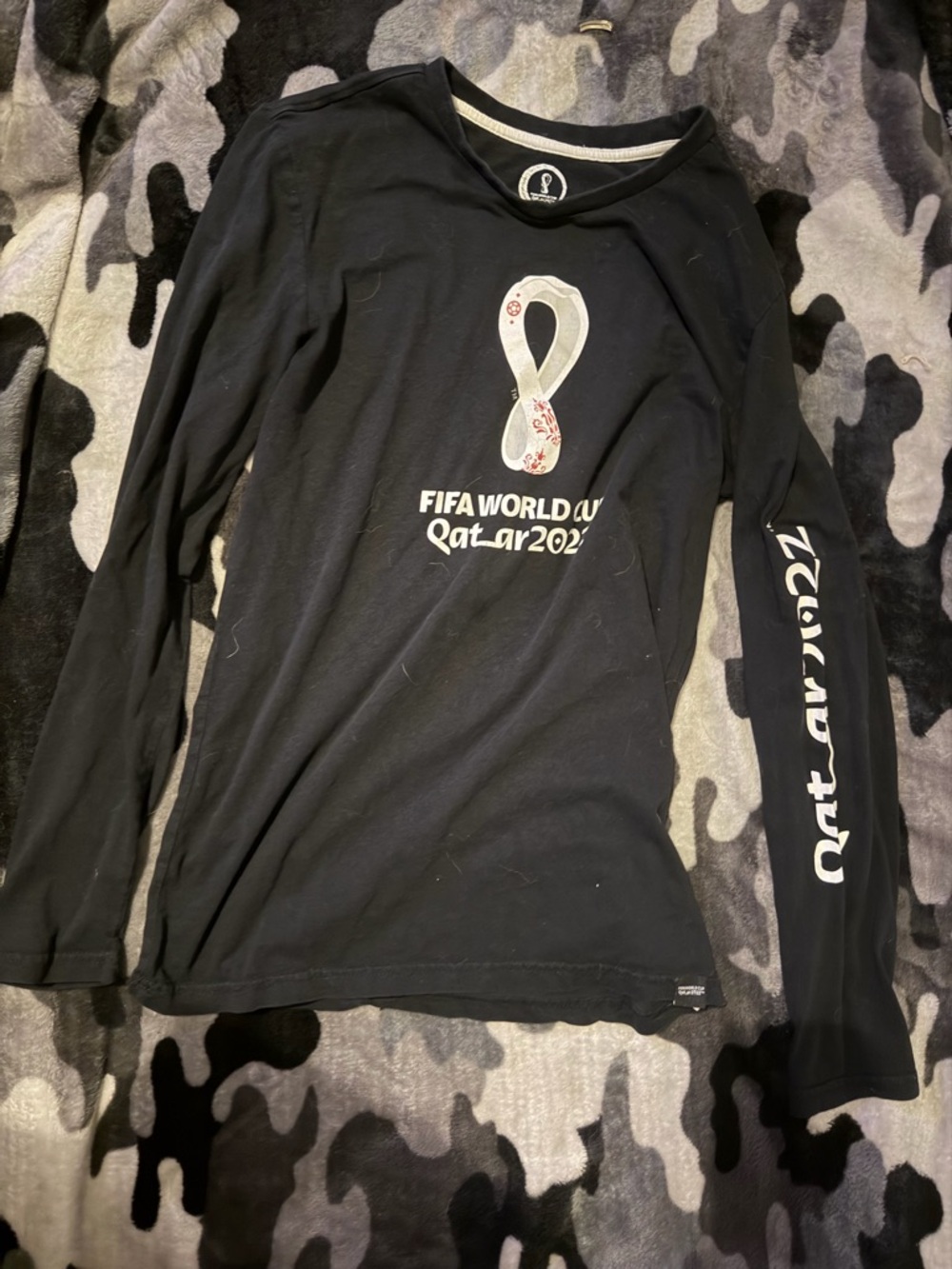 FIFA World Cup Qatar 2022 Black Long-Sleeve Top